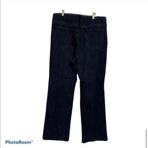 Soft Surroundings dark wash bootcut jeggings